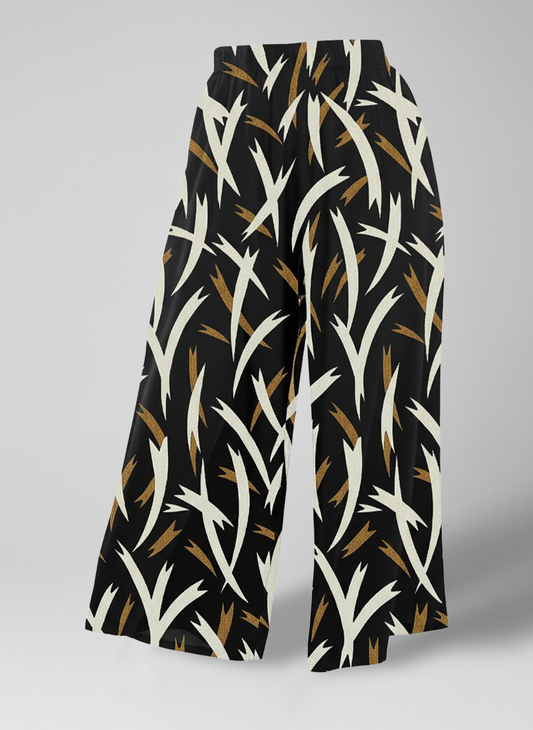 بنطلون كيرفي فلو اوفر سايز